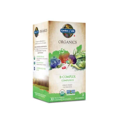 Organics Vitamin B-Complex Once Daily – 30 Tabs